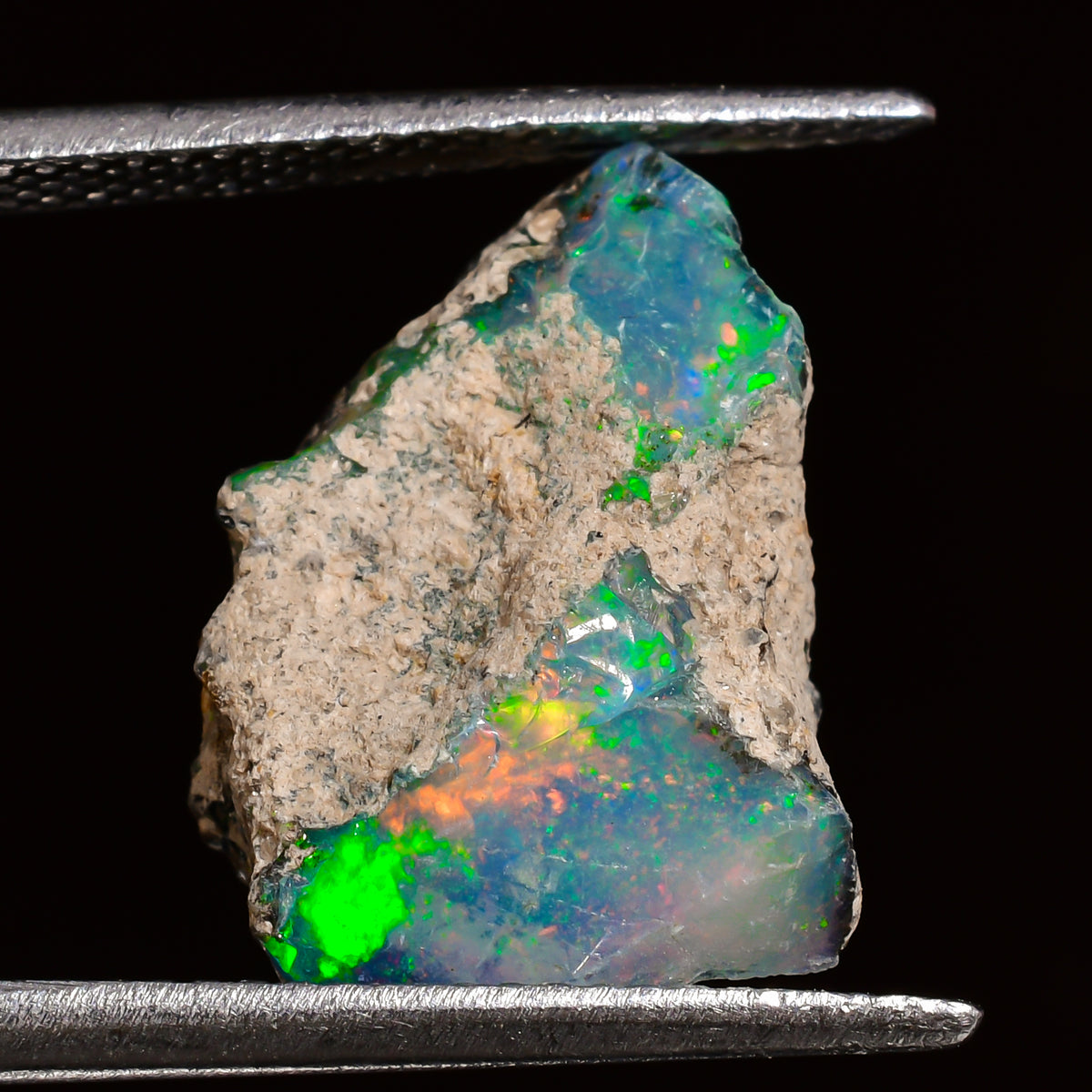 Incredible Top Grade Quality 100% Natural Welo Fire Ethiopian Opal Rough Loose Gemstone For Making Jewelry 16X12X7 MM 05.00 Cts. KR25-89 Sunkarton