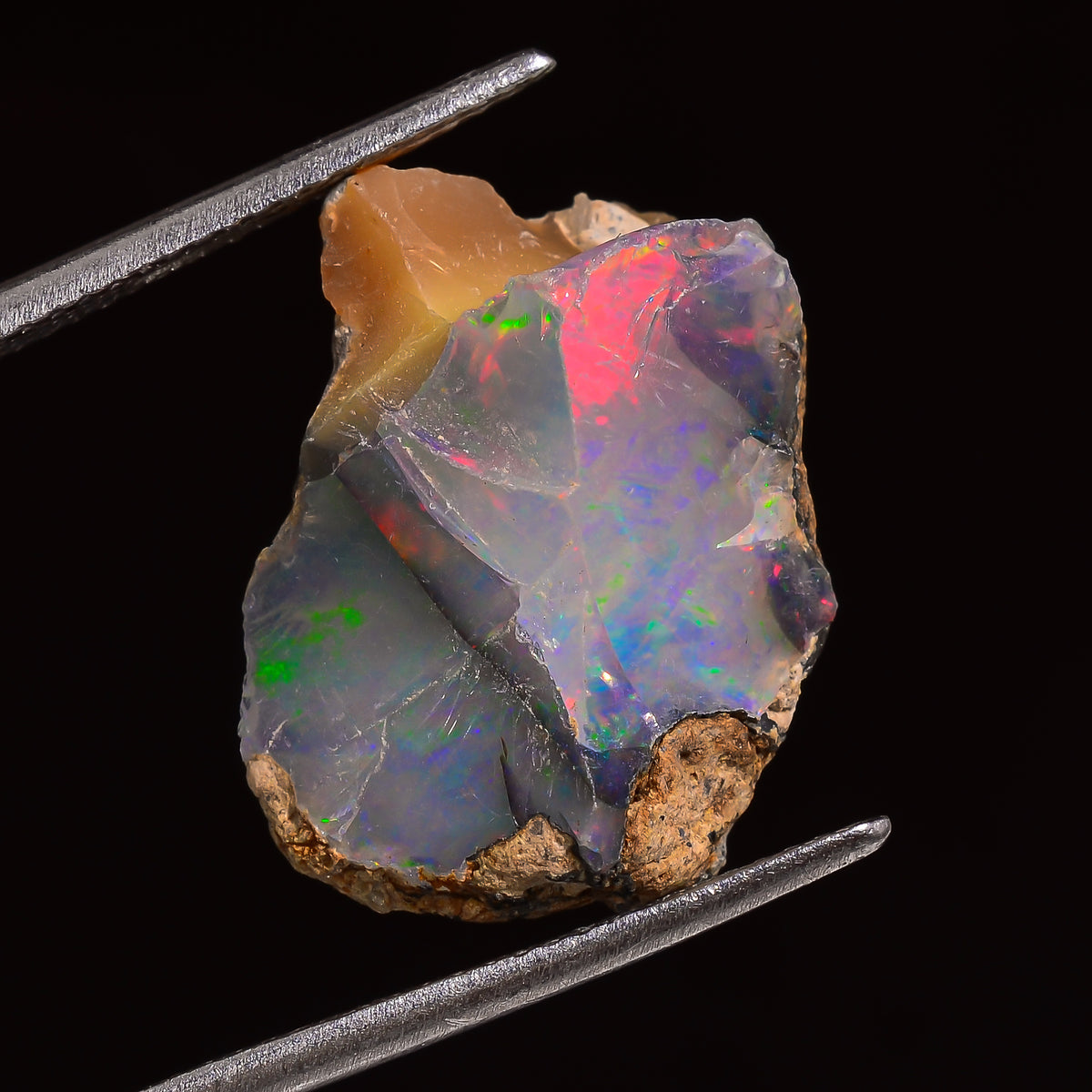 Exclusive Top Grade Quality 100% Natural Welo Fire Ethiopian Opal Rough Loose Gemstone For Making Jewelry 19X15X10 MM 10.50 Cts. KR25-8 Sunkarton