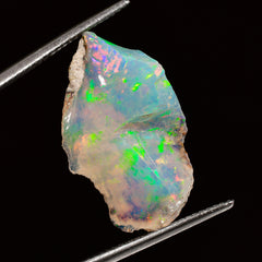 Outstanding Top Grade Quality 100% Natural Welo Fire Ethiopian Opal Rough Loose Gemstone For Making Jewelry 23X14X8 MM 06.00 Cts. KR25-92 Sunkarton
