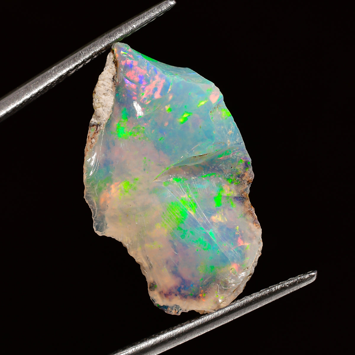 Outstanding Top Grade Quality 100% Natural Welo Fire Ethiopian Opal Rough Loose Gemstone For Making Jewelry 23X14X8 MM 06.00 Cts. KR25-92 Sunkarton
