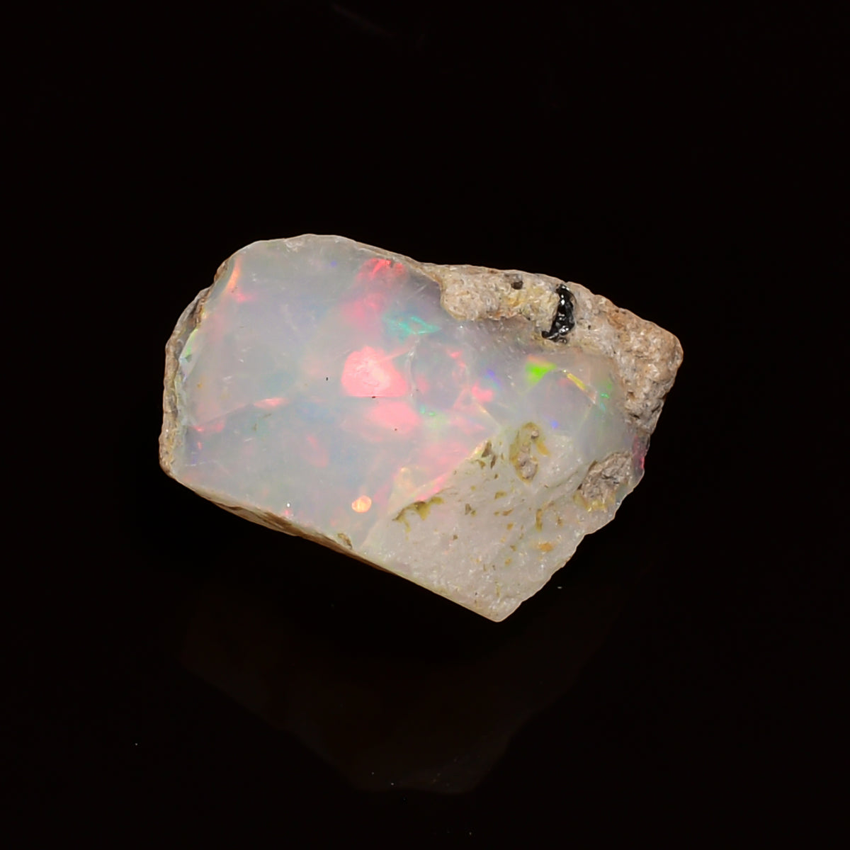 Stunning Top Grade Quality 100% Natural Welo Fire Ethiopian Opal Fancy Rough Loose Gemstone For Making Jewelry 15X10X7 MM 04.00 Cts. KR25-95 Sunkarton
