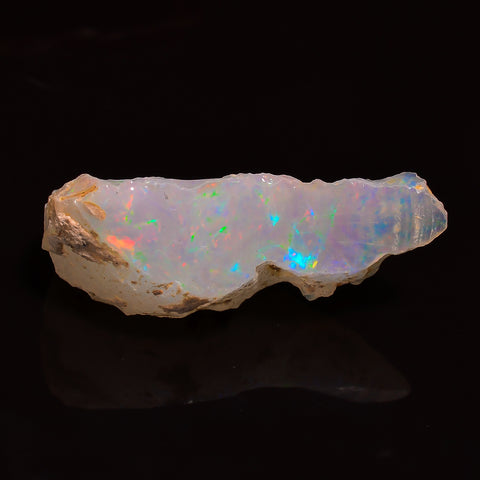 Elegant Top Grade Quality 100% Natural Welo Fire Ethiopian Opal Fancy Rough Loose Gemstone For Making Jewelry 30X15X10 MM 12.50 Cts. KR25-9 Sunkarton