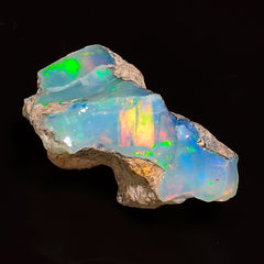 Wonderful Top Grade Quality 100% Natural Welo Fire Ethiopian Opal Rough Loose Gemstone For Making Jewelry 18X13X9 MM 04.50 Cts. KR27-100 Sunkarton