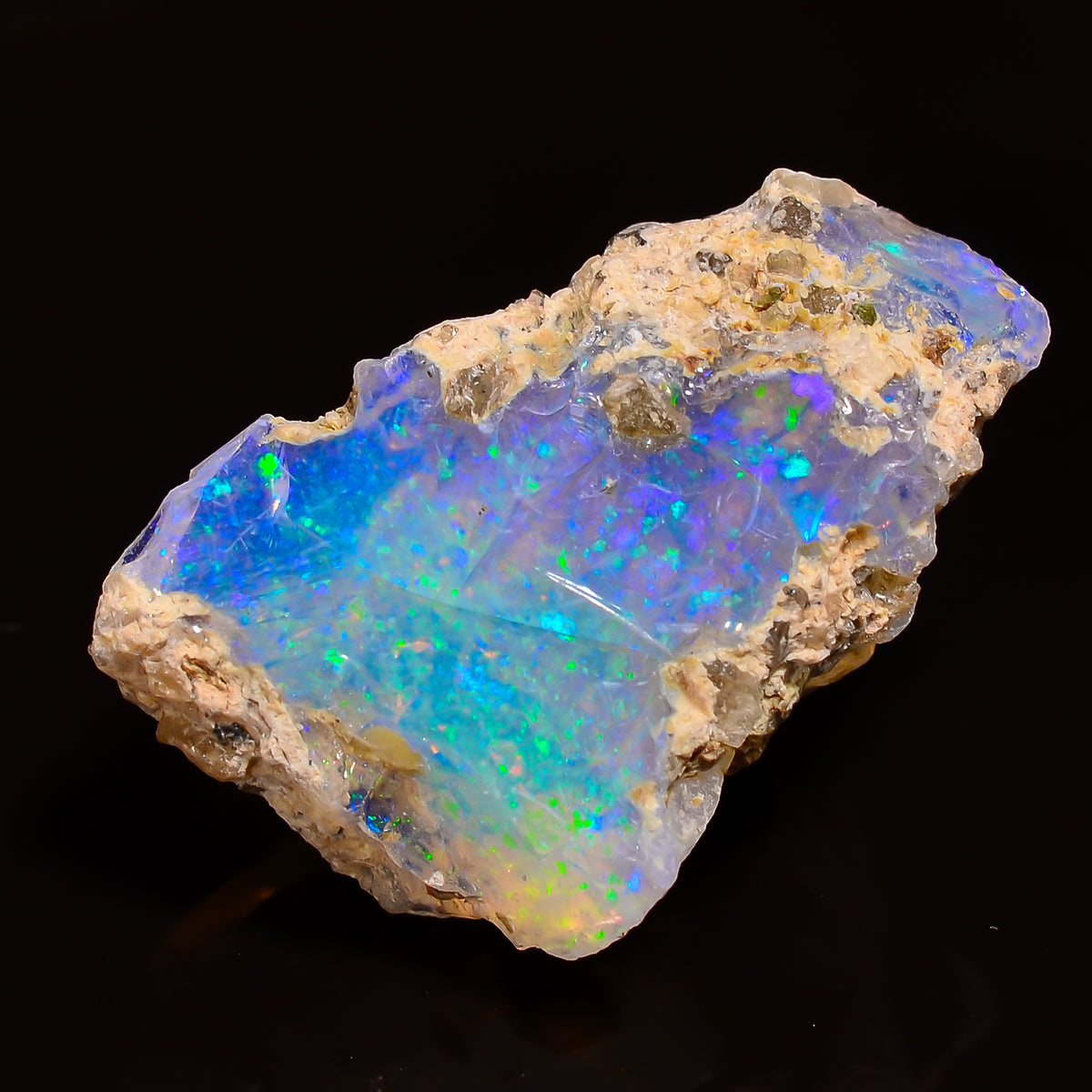 Fabulous Top Grade Quality 100% Natural Welo Fire Ethiopian Opal Rough Loose Gemstone For Making Jewelry 20X13X12 MM 08.50 Cts. KR27-10 Sunkarton