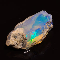 Incredible Top Grade Quality 100% Natural Welo Fire Ethiopian Opal Rough Loose Gemstone For Making Jewelry 18X8X8 MM 04.50 Cts. KR27-14 Sunkarton