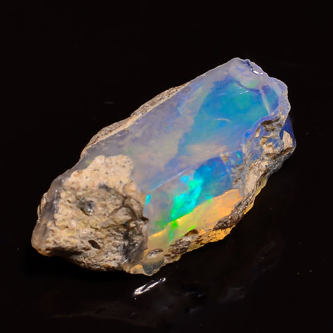 Incredible Top Grade Quality 100% Natural Welo Fire Ethiopian Opal Rough Loose Gemstone For Making Jewelry 18X8X8 MM 04.50 Cts. KR27-14 Sunkarton