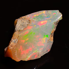 Mind Blowing Top Grade Quality 100% Natural Welo Fire Ethiopian Opal Rough Loose Gemstone For Making Jewelry 18X12X9 MM 05.00 Cts. KR27-16 Sunkarton