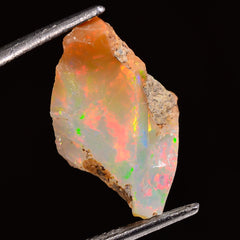 Mind Blowing Top Grade Quality 100% Natural Welo Fire Ethiopian Opal Rough Loose Gemstone For Making Jewelry 18X12X9 MM 05.00 Cts. KR27-16 Sunkarton