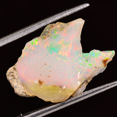 Outstanding Top Grade Quality 100% Natural Welo Fire Ethiopian Opal Rough Loose Gemstone For Making Jewelry 20X15X9 MM 09.50 Cts. KR27-17 Sunkarton