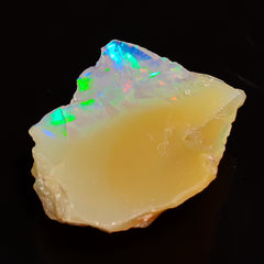 Splendid Top Grade Quality 100% Natural Welo Fire Ethiopian Opal Fancy Rough Loose Gemstone For Making Jewelry 20X17X8 MM 09.00 Cts. KR27-18 Sunkarton