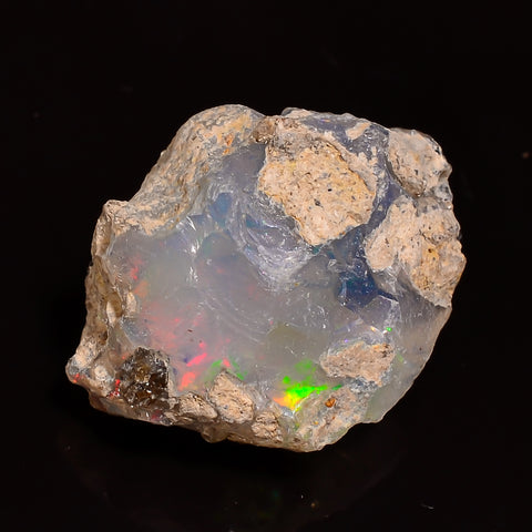 Superb Top Grade Quality 100% Natural Welo Fire Ethiopian Opal Fancy Rough Loose Gemstone For Making Jewelry 19X15X11 MM 09.50 Cts. KR27-19 Sunkarton