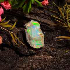 Amazing Top Grade Quality 100% Natural Welo Fire Ethiopian Opal Fancy Rough Loose Gemstone For Making Jewelry 17X11X9 MM 07.00 Cts. KR27-1 Sunkarton