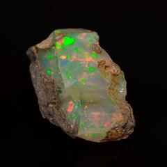 Amazing Top Grade Quality 100% Natural Welo Fire Ethiopian Opal Fancy Rough Loose Gemstone For Making Jewelry 17X11X9 MM 07.00 Cts. KR27-1 Sunkarton