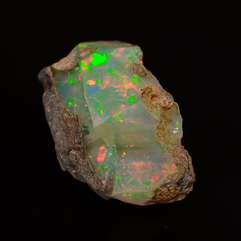 Amazing Top Grade Quality 100% Natural Welo Fire Ethiopian Opal Fancy Rough Loose Gemstone For Making Jewelry 17X11X9 MM 07.00 Cts. KR27-1 Sunkarton