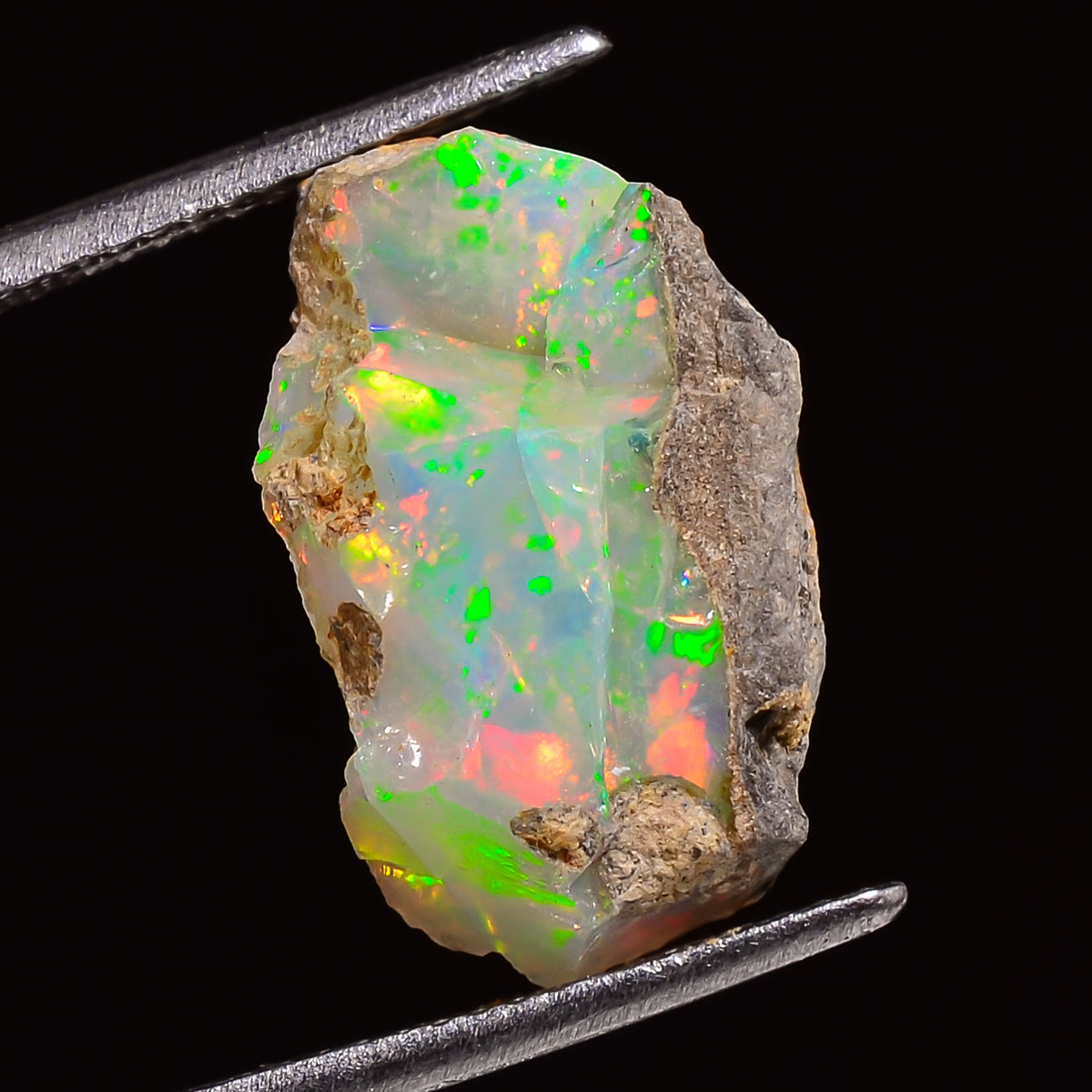 Amazing Top Grade Quality 100% Natural Welo Fire Ethiopian Opal Fancy Rough Loose Gemstone For Making Jewelry 17X11X9 MM 07.00 Cts. KR27-1 Sunkarton