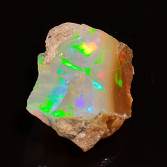 Stunning Top Grade Quality 100% Natural Welo Fire Ethiopian Opal Fancy Rough Loose Gemstone For Making Jewelry 18X13X8 MM 06.50 Cts. KR27-20 Sunkarton