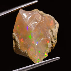 Terrific Top Grade Quality 100% Natural Welo Fire Ethiopian Opal Rough Loose Gemstone For Making Jewelry 17X15X11 MM 12.50 Cts. KR27-23 Sunkarton