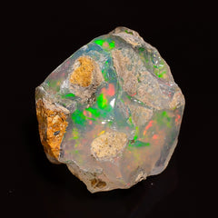 Unique Top Grade Quality 100% Natural Welo Fire Ethiopian Opal Fancy Rough Loose Gemstone For Making Jewelry 15X11X10 MM 06.50 Cts. KR27-24 Sunkarton