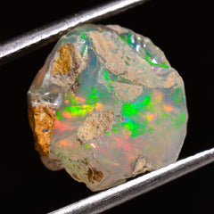 Unique Top Grade Quality 100% Natural Welo Fire Ethiopian Opal Fancy Rough Loose Gemstone For Making Jewelry 15X11X10 MM 06.50 Cts. KR27-24 Sunkarton