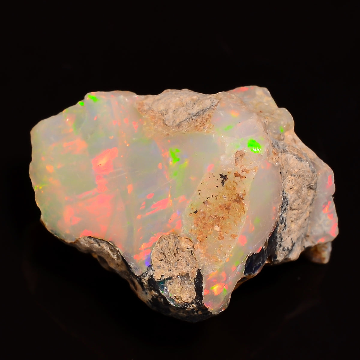 Wonderful Top Grade Quality 100% Natural Welo Fire Ethiopian Opal Rough Loose Gemstone For Making Jewelry 18X14X11 MM 08.00 Cts. KR27-25 Sunkarton