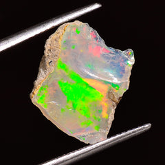 Amazing Top Grade Quality 100% Natural Welo Fire Ethiopian Opal Fancy Rough Loose Gemstone For Making Jewelry 15X12X9 MM 05.50 Cts. KR27-26 Sunkarton