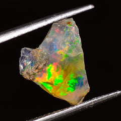 Dazzling Top Grade Quality 100% Natural Welo Fire Ethiopian Opal Fancy Rough Loose Gemstone For Making Jewelry 13X10X5 MM 03.00 Cts. KR27-31 Sunkarton