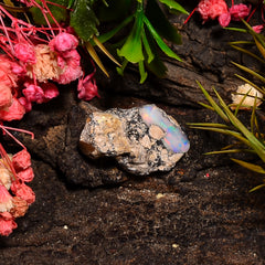 Elegant Top Grade Quality 100% Natural Welo Fire Ethiopian Opal Fancy Rough Loose Gemstone For Making Jewelry 19X12X9 MM 08.00 Cts. KR27-34 Sunkarton