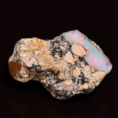 Elegant Top Grade Quality 100% Natural Welo Fire Ethiopian Opal Fancy Rough Loose Gemstone For Making Jewelry 19X12X9 MM 08.00 Cts. KR27-34 Sunkarton