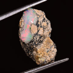 Elegant Top Grade Quality 100% Natural Welo Fire Ethiopian Opal Fancy Rough Loose Gemstone For Making Jewelry 19X12X9 MM 08.00 Cts. KR27-34 Sunkarton