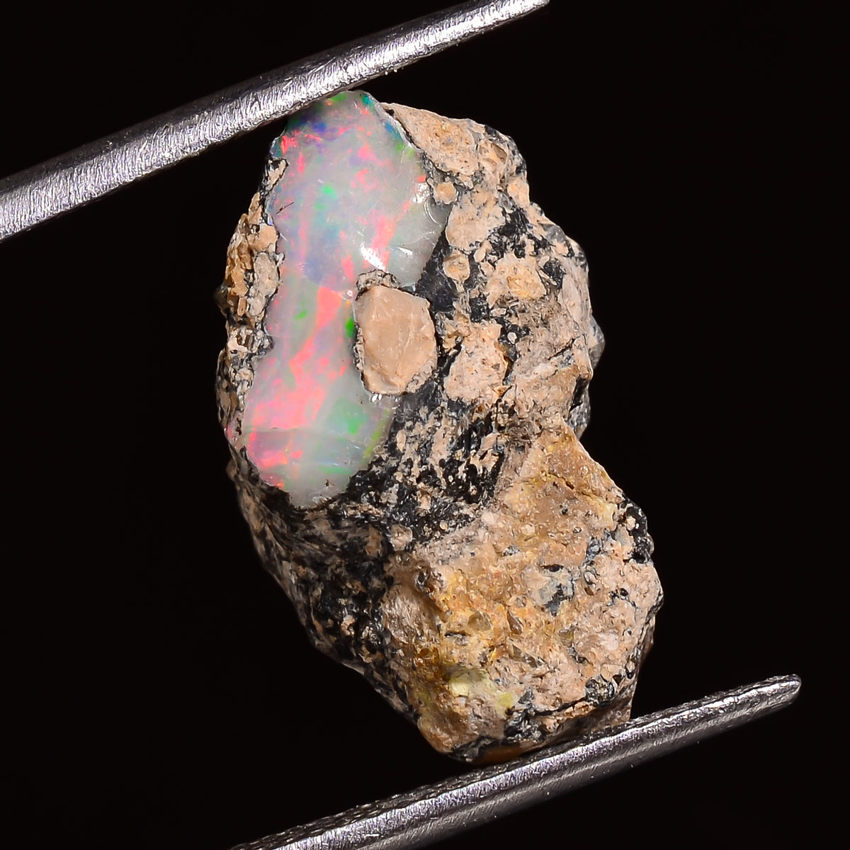 Elegant Top Grade Quality 100% Natural Welo Fire Ethiopian Opal Fancy Rough Loose Gemstone For Making Jewelry 19X12X9 MM 08.00 Cts. KR27-34 Sunkarton