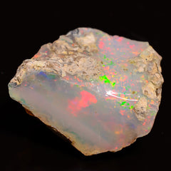 Fabulous Top Grade Quality 100% Natural Welo Fire Ethiopian Opal Fancy Rough Loose Gemstone For Making Jewelry 15X13X8 MM 07.00 Cts. KR27-35 Sunkarton