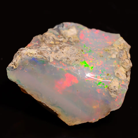 Fabulous Top Grade Quality 100% Natural Welo Fire Ethiopian Opal Fancy Rough Loose Gemstone For Making Jewelry 15X13X8 MM 07.00 Cts. KR27-35 Sunkarton
