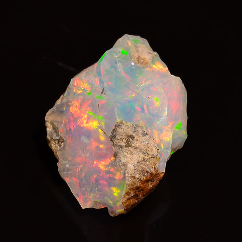Fantastic Top Grade Quality 100% Natural Welo Fire Ethiopian Opal Rough Loose Gemstone For Making Jewelry 15X11X8 MM 04.00 Cts. KR27-36 Sunkarton