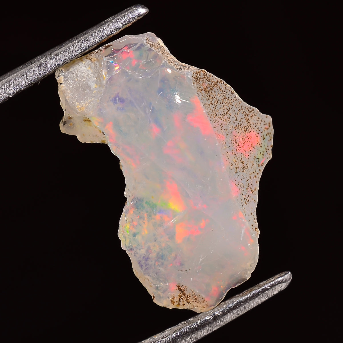 Immaculate Top Grade Quality 100% Natural Welo Fire Ethiopian Opal Rough Loose Gemstone For Making Jewelry 16X11X8 MM 05.00 Cts. KR27-38 Sunkarton