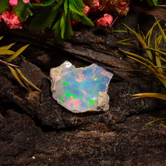 Awesome Top Grade Quality 100% Natural Welo Fire Ethiopian Opal Fancy Rough Loose Gemstone For Making Jewelry 17X14X4 MM 04.00 Cts. KR27-3 Sunkarton