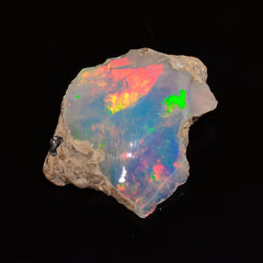Awesome Top Grade Quality 100% Natural Welo Fire Ethiopian Opal Fancy Rough Loose Gemstone For Making Jewelry 17X14X4 MM 04.00 Cts. KR27-3 Sunkarton