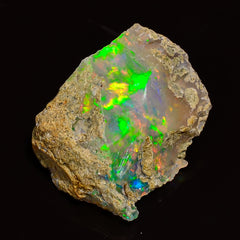 Marvellous Top Grade Quality 100% Natural Welo Fire Ethiopian Opal Rough Loose Gemstone For Making Jewelry 14X12X8 MM 04.50 Cts. KR27-40 Sunkarton