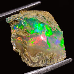 Marvellous Top Grade Quality 100% Natural Welo Fire Ethiopian Opal Rough Loose Gemstone For Making Jewelry 14X12X8 MM 04.50 Cts. KR27-40 Sunkarton