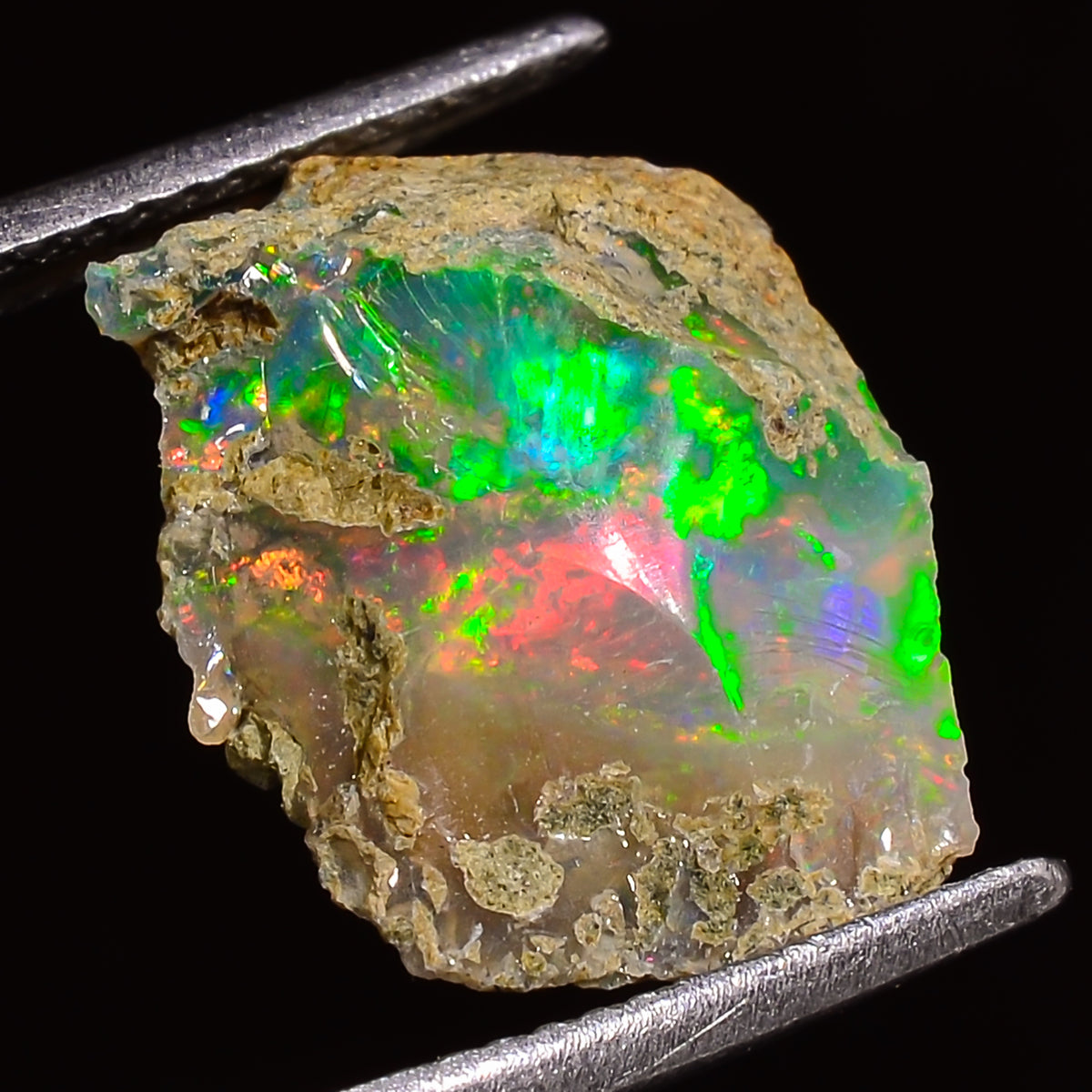 Marvellous Top Grade Quality 100% Natural Welo Fire Ethiopian Opal Rough Loose Gemstone For Making Jewelry 14X12X8 MM 04.50 Cts. KR27-40 Sunkarton