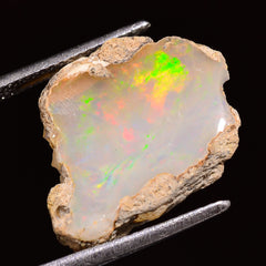 Outstanding Top Grade Quality 100% Natural Welo Fire Ethiopian Opal Rough Loose Gemstone For Making Jewelry 19X14X5 MM 04.50 Cts. KR27-42 Sunkarton