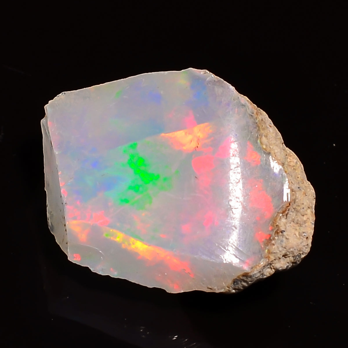 Splendid Top Grade Quality 100% Natural Welo Fire Ethiopian Opal Fancy Rough Loose Gemstone For Making Jewelry 16X12X7 MM 04.00 Cts. KR27-43 Sunkarton