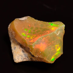 Superb Top Grade Quality 100% Natural Welo Fire Ethiopian Opal Fancy Rough Loose Gemstone For Making Jewelry 14X9X8 MM 04.00 Cts. KR27-44 Sunkarton