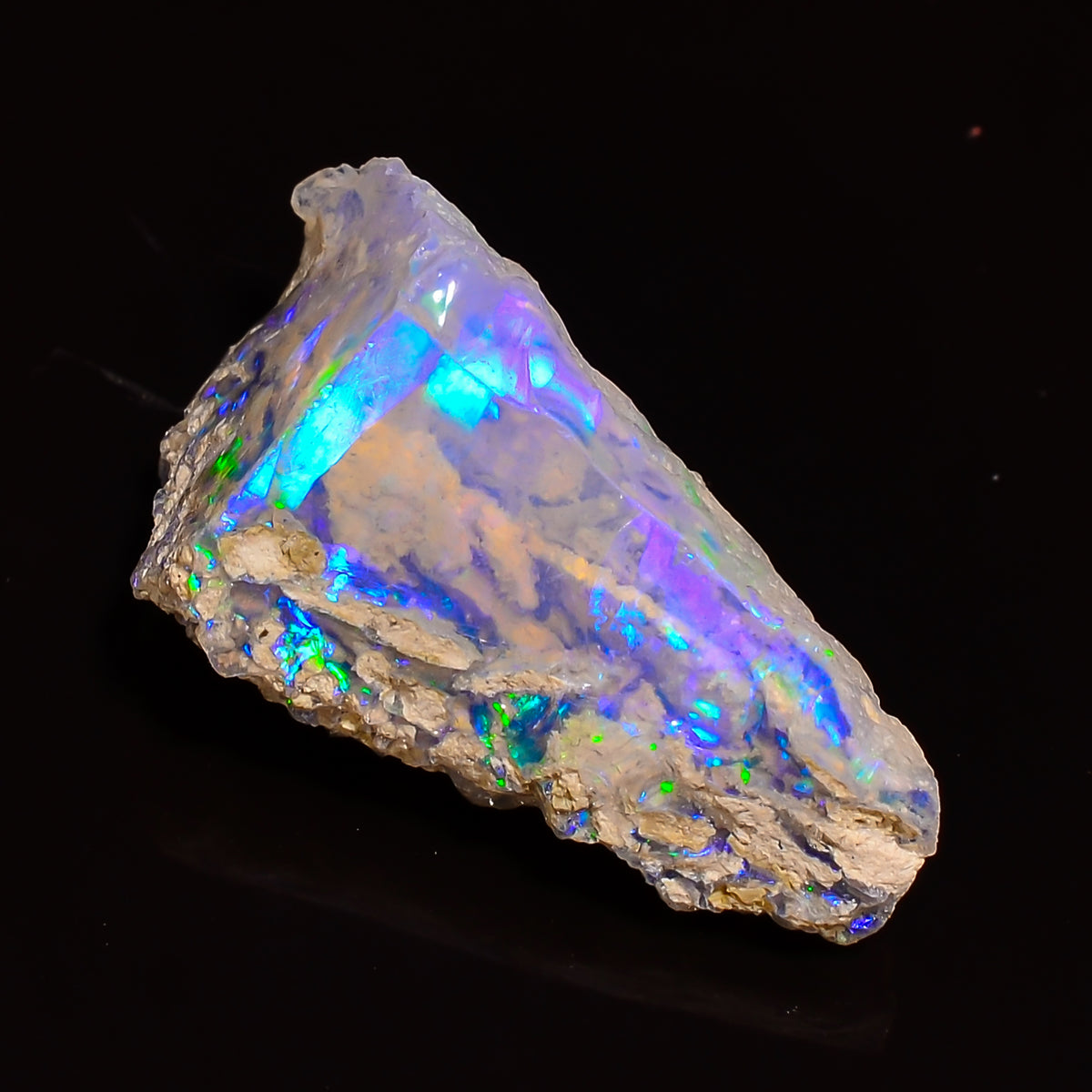 Stunning Top Grade Quality 100% Natural Welo Fire Ethiopian Opal Rough Loose Gemstone For Making Jewelry 22X13X12 MM 08.00 Cts. KR27-45 Sunkarton