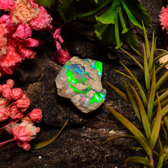 Tempting Top Grade Quality 100% Natural Welo Fire Ethiopian Opal Fancy Rough Loose Gemstone For Making Jewelry 14X11X8 MM 04.50 Cts. KR27-47 Sunkarton