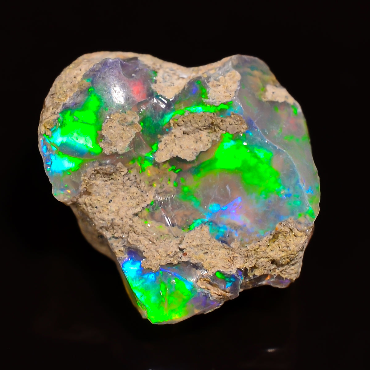 Tempting Top Grade Quality 100% Natural Welo Fire Ethiopian Opal Fancy Rough Loose Gemstone For Making Jewelry 14X11X8 MM 04.50 Cts. KR27-47 Sunkarton