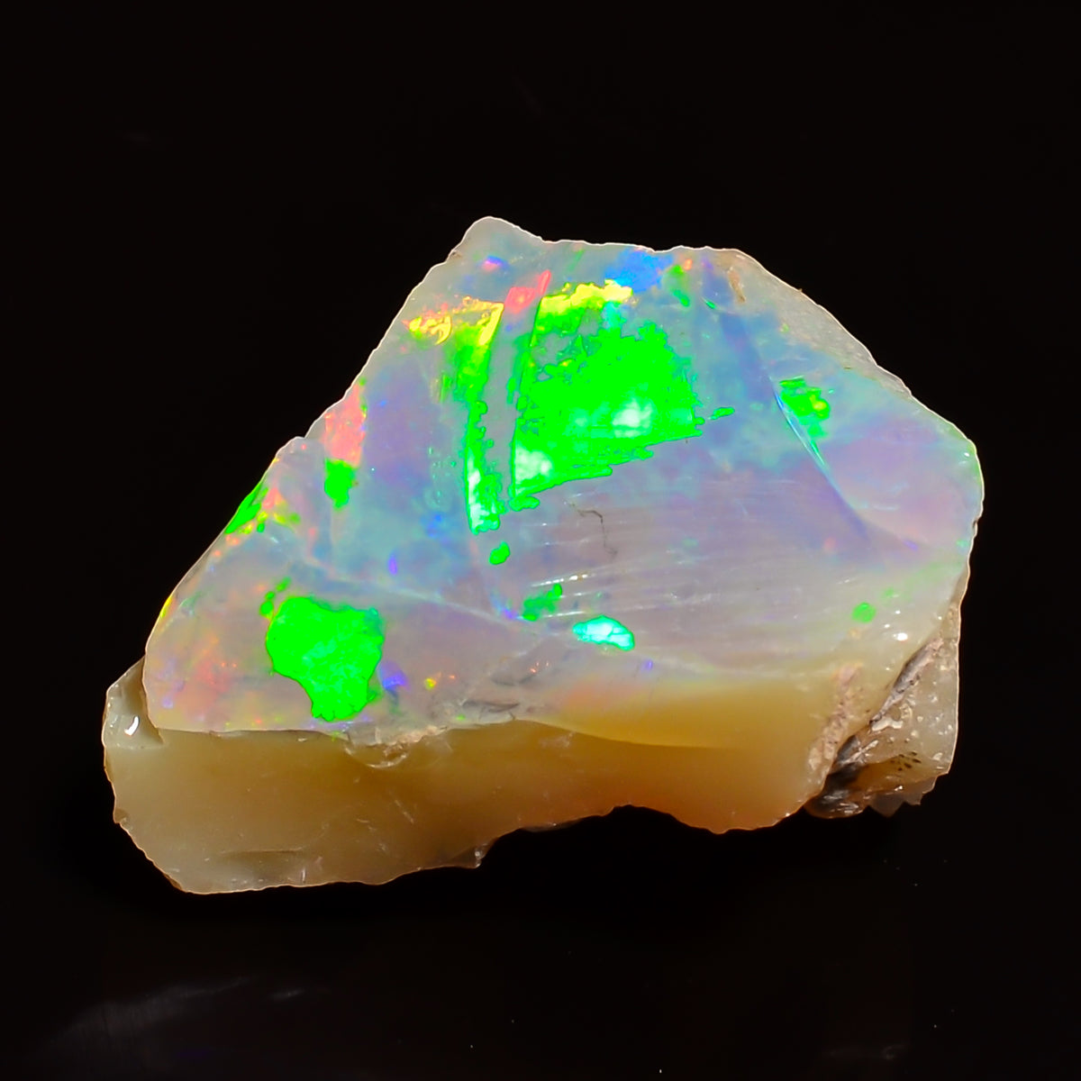 Terrific Top Grade Quality 100% Natural Welo Fire Ethiopian Opal Rough Loose Gemstone For Making Jewelry 20X15X12 MM 13.00 Cts. KR27-48 Sunkarton