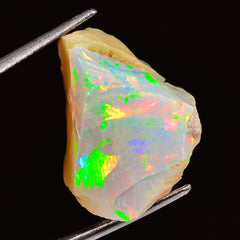 Terrific Top Grade Quality 100% Natural Welo Fire Ethiopian Opal Rough Loose Gemstone For Making Jewelry 20X15X12 MM 13.00 Cts. KR27-48 Sunkarton