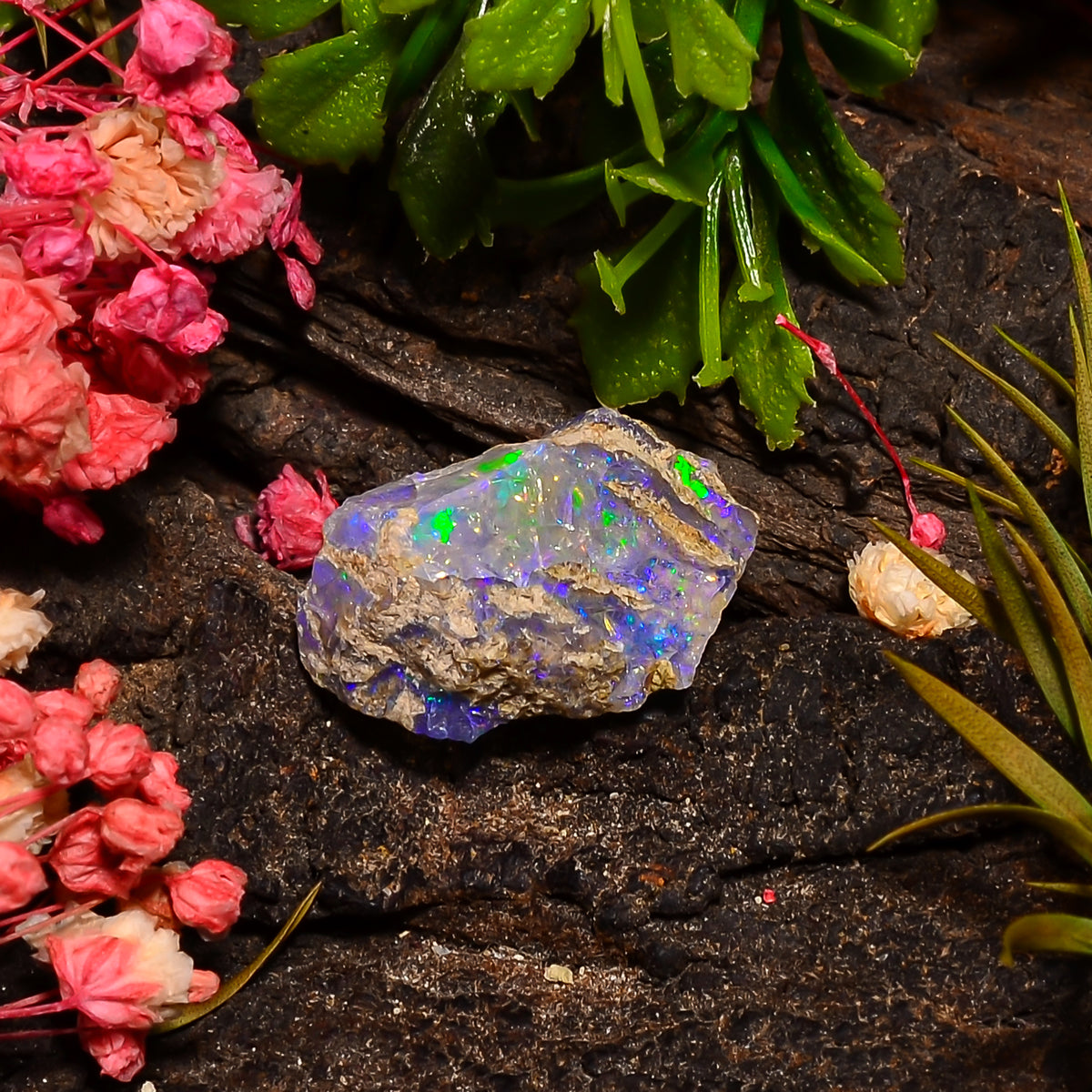 Unique Top Grade Quality 100% Natural Welo Fire Ethiopian Opal Fancy Rough Loose Gemstone For Making Jewelry 18X13X9 MM 08.50 Cts. KR27-49 Sunkarton