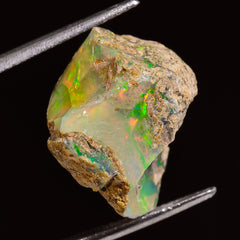 Wonderful Top Grade Quality 100% Natural Welo Fire Ethiopian Opal Rough Loose Gemstone For Making Jewelry 16X16X11 MM 10.50 Cts. KR27-50 Sunkarton