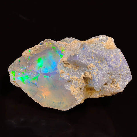 Amazing Top Grade Quality 100% Natural Welo Fire Ethiopian Opal Fancy Rough Loose Gemstone For Making Jewelry 21X12X10 MM 10.50 Cts. KR27-51 Sunkarton